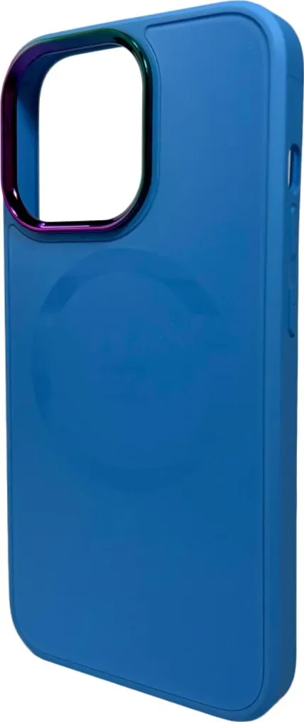 Чехол-накладка AG Glass Sapphire MagSafe Logo for Apple iPhone 12 Pro Max Blue