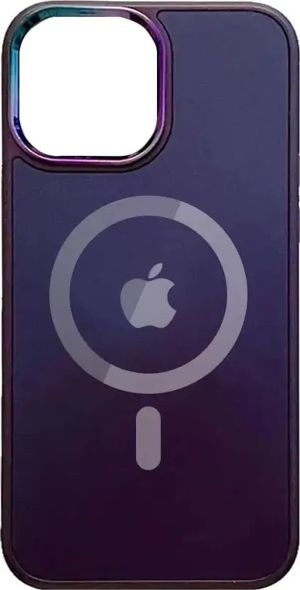 Чохол-накладка AG Glass Sapphire MagSafe Logo for Apple iPhone 14 Pro Purple