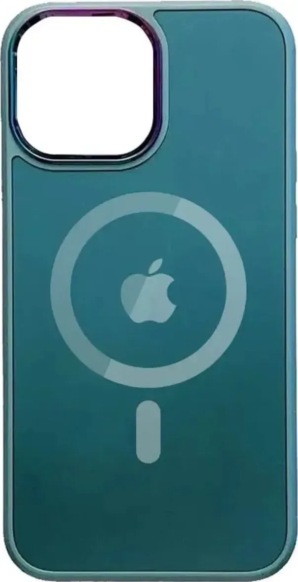 Чохол-накладка AG Glass Sapphire MagSafe Logo for Apple iPhone 14 Pro Green