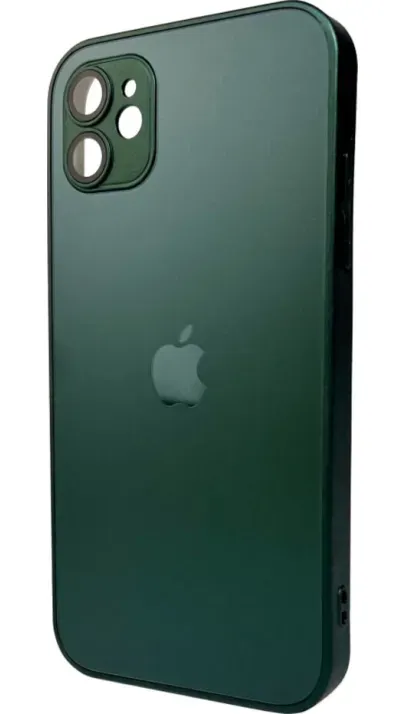 Чехол-накладка AG Glass Matt Frame Color Logo for Apple iPhone 11 Cangling Green