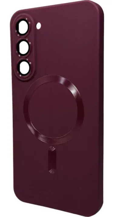 Чехол-накладка Cosmic Frame MagSafe Color for Samsung S23 Plus Wine Red