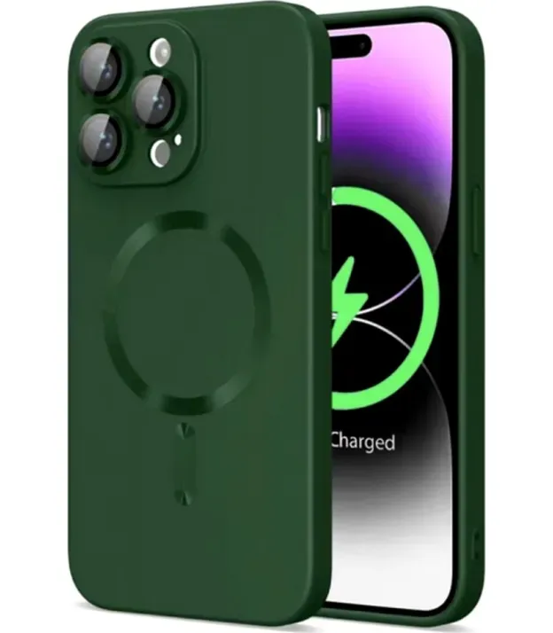 Чехол-накладка Cosmic Frame MagSafe Color for Apple iPhone 14 Forest Green