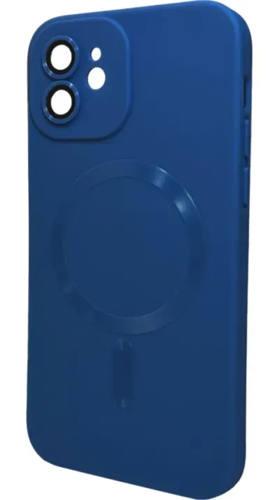 Чохол-накладка Cosmic Frame MagSafe Color for Apple iPhone 12 Navy Blue