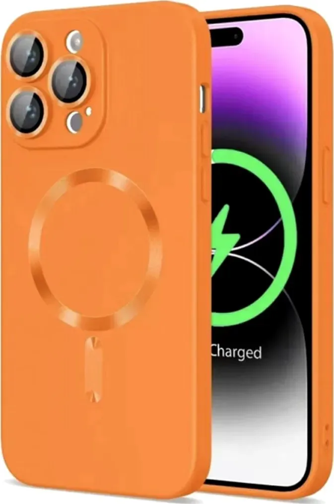 Чохол-накладка Cosmic Frame MagSafe Color for Apple iPhone 14 Orange