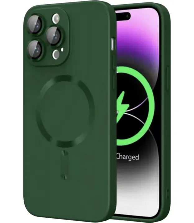 Чехол-накладка Cosmic Frame MagSafe Color for Apple iPhone 13 Pro Max Forest Green