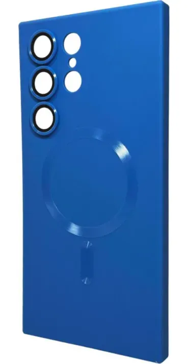 Чохол-накладка Cosmic Frame MagSafe Color for Samsung S23 Ultra Navy Blue