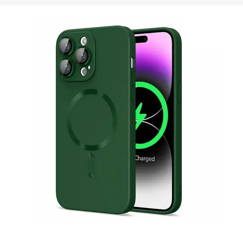 Чехол-накладка Cosmic Frame MagSafe Color for Apple iPhone 14 Pro Max Forest Green