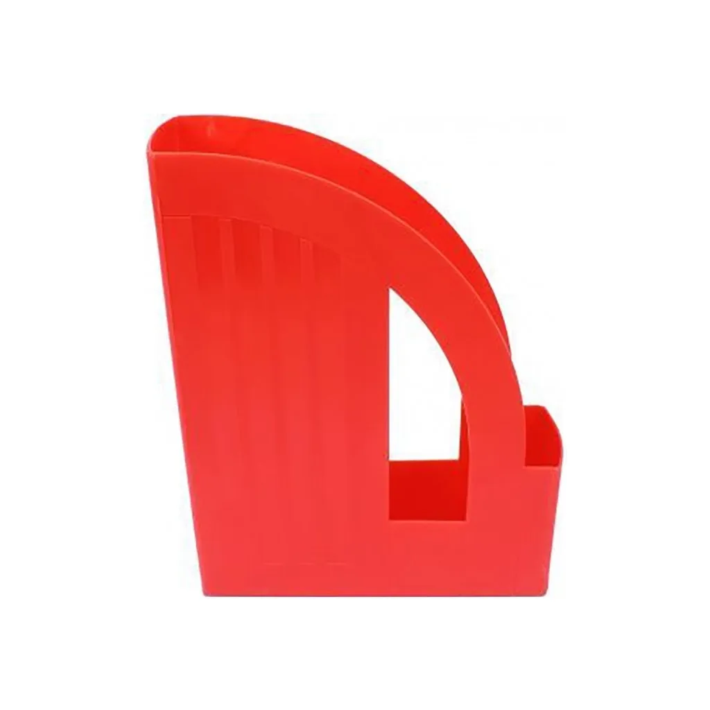 Лоток для бумаг Economix вертикальный пластик, красный (E31901-03)