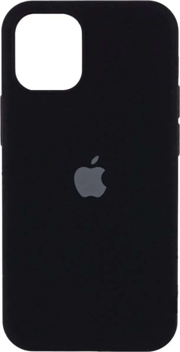 Чехол-накладка Silicone Full Case AA Open Cam for Apple iPhone 12 14,Black