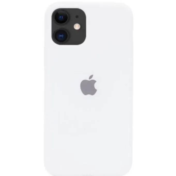 Чохол-накладка Silicone Full Case AA Open Cam for Apple iPhone 11 кругл 8,White