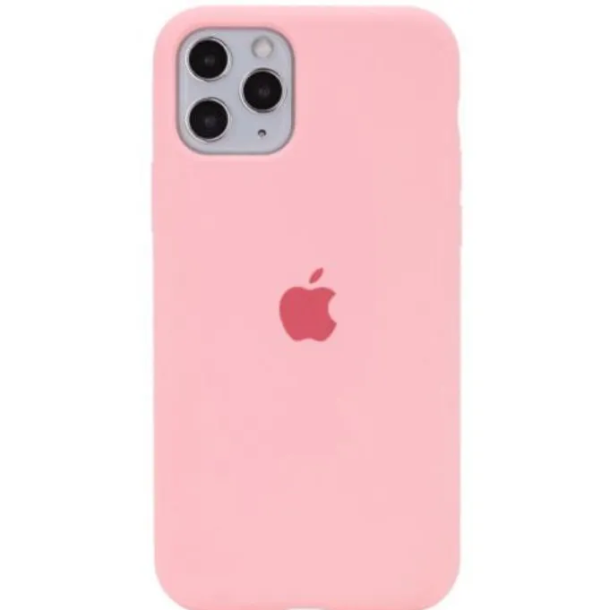 Чехол-накладка Silicone Full Case AA Open Cam для Apple iPhone 11 круглый 41,Pink