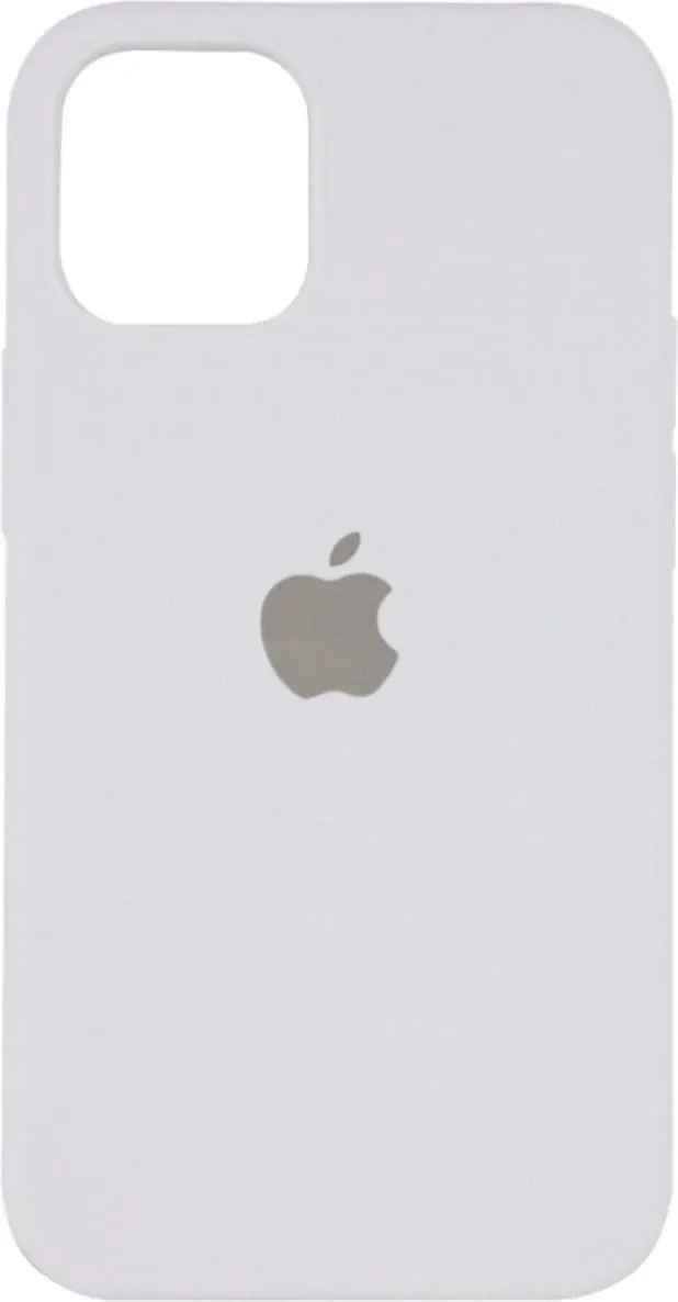 Чехол-накладка Silicone Full Case AA Open Cam for Apple iPhone 12 Pro Max 8,White