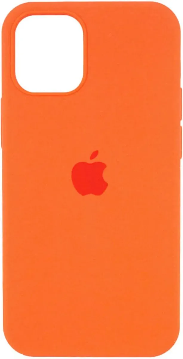 Чехол-накладка Silicone Full Case AA Open Cam for Apple iPhone 15 Pro Max 52,Orange