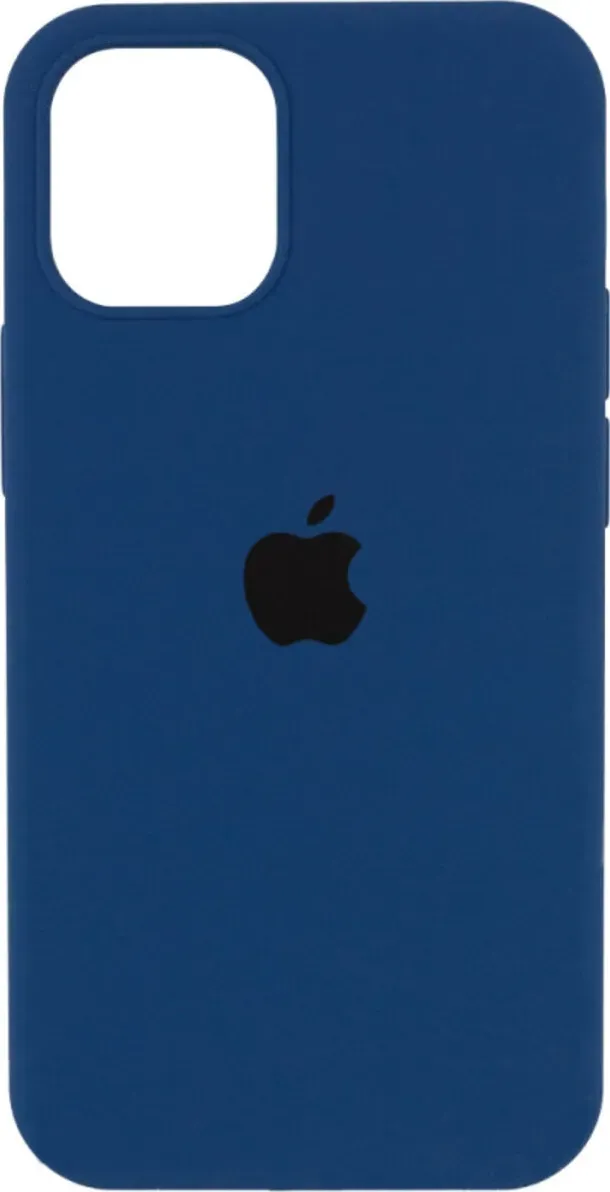 Чохол-накладка Silicone Full Case AA Open Cam for Apple iPhone 12 39,Navy Blue