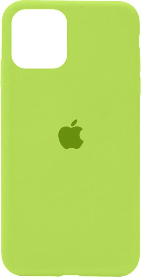 Чохол-накладка Silicone Full Case AA Open Cam for Apple iPhone 11 кругл 24,Shiny Green