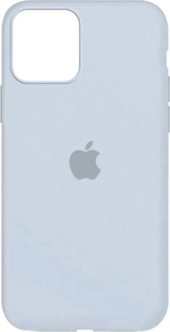 Чехол-накладка Silicone Full Case AA Open Cam для Apple iPhone 11 круглый 27,Mist Blue