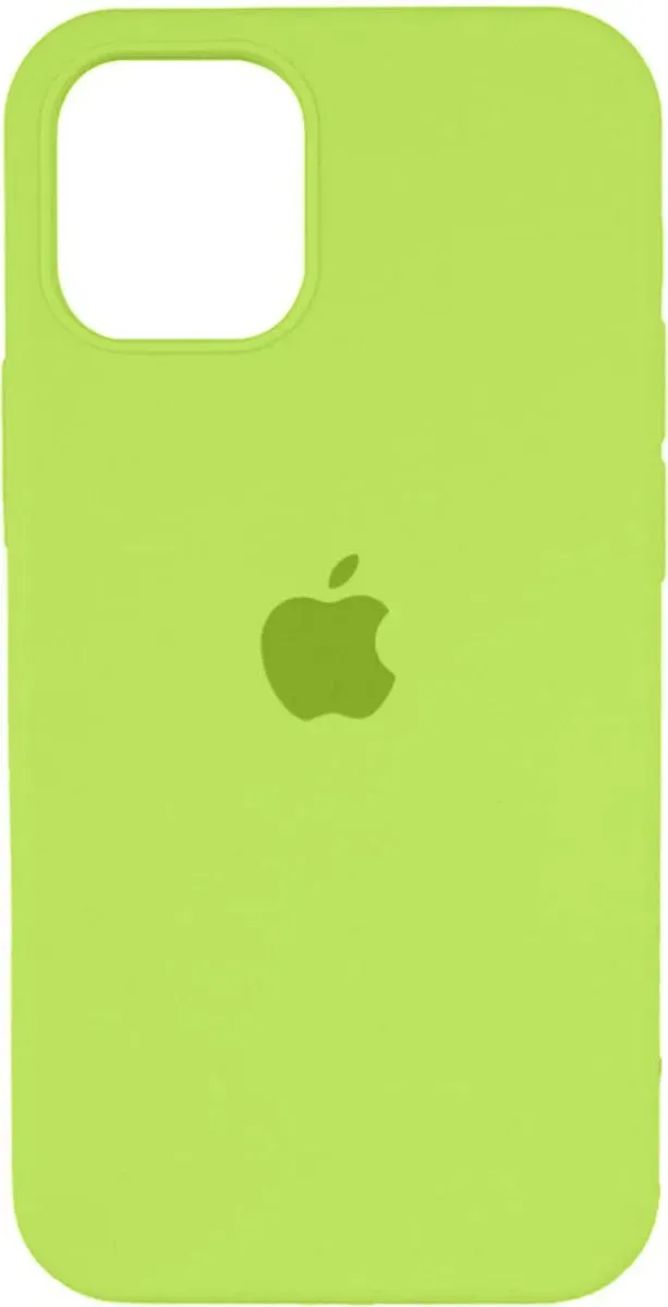 Чохол-накладка Silicone Full Case AA Open Cam for Apple iPhone 12 24,Shiny Green