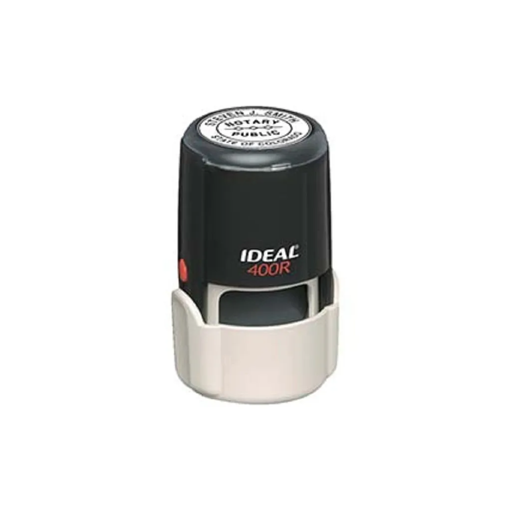Оснащення для печаток і штампів Ideal круглої печатки d40 мм з футляром (400R Ideal)