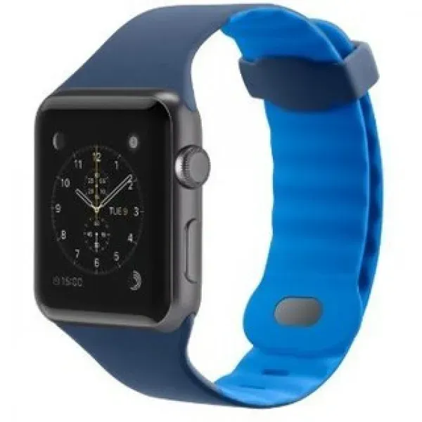 Ремешок для фитнес браслета Belkin Sport Band for Apple Watch 38mm Dark Blue-Blue (F8W729btC02)