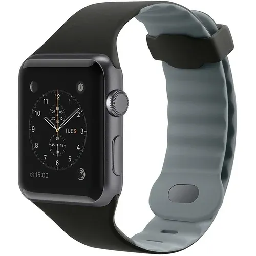 Ремешок для фитнес браслета Belkin Sport Band for Apple Watch 42mm Black-Grey (F8W730btC00)