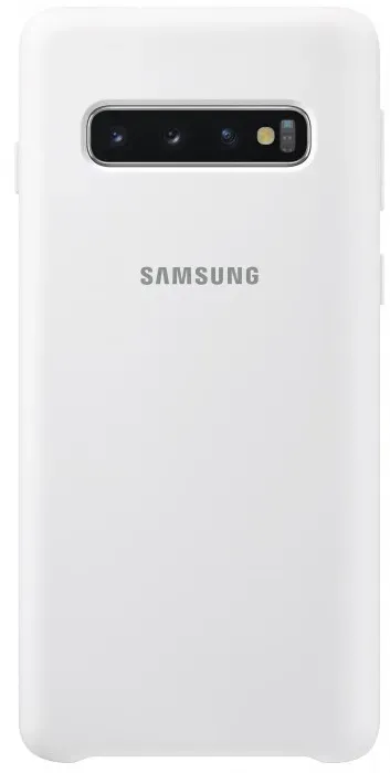 Чохол-накладка Silicone Cover for Samsung Galaxy S10 (G973) White (EF-PG973TWEGRU)