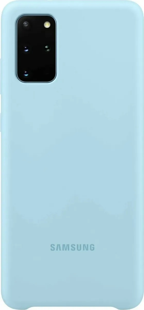 Чохол-накладка Silicone Cover for Samsung Galaxy S20 Plus (G985) Sky Blue (EF-PG985TLEGRU)