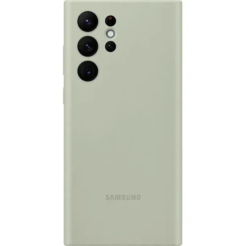 Чехол-накладка Silicone Cover for Samsung Galaxy S22 Ultra (S908) Olive Green (EF-PS908TMEGRU)