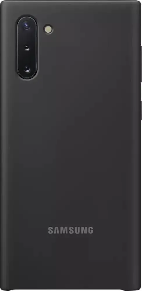 Чехол-накладка Silicone Cover for Samsung Galaxy Note 10 (N970) Black (EF-PN970TBEGRU)