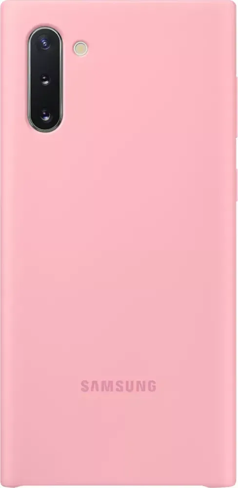 Чехол-накладка Silicone Cover for Samsung Galaxy Note 10 (N970) Pink (EF-PN970TPEGRU)
