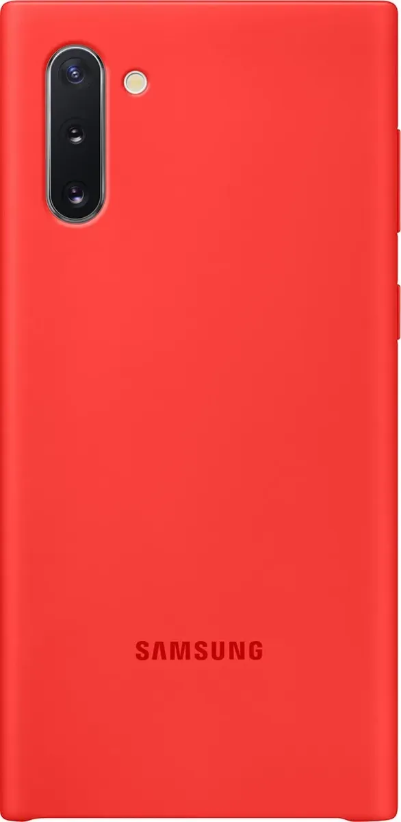 Чохол-накладка Silicone Cover for Samsung Galaxy Note 10 (N970) Red (EF-PN970TREGRU)
