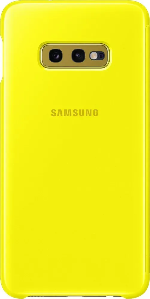 Чохол-накладка Clear View Cover for Samsung Galaxy S10e (G970) Yellow (EF-ZG970CYEGRU)