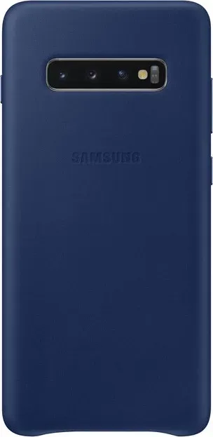 Чехол-накладка Leather Cover for Samsung Galaxy S10 Plus (G975) Navy (EF-VG975LNEGRU)