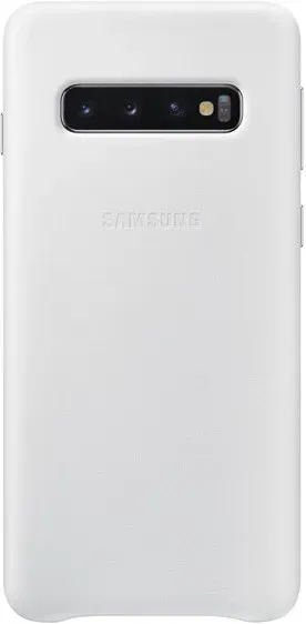 Чохол-накладка Leather Cover for Samsung Galaxy S10 Plus (G975) White (EF-VG975LWEGRU)