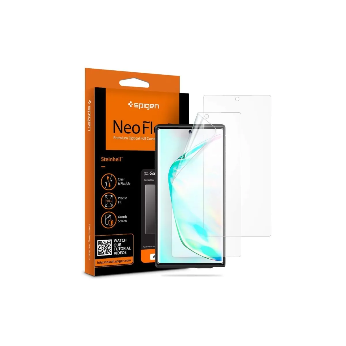 Захисна плівка Spigen Samsung Galaxy Note 10 Neo Flex HD 2 Pack (628FL27298)