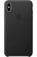 Чехол-накладка Apple iPhone XS Max Leather Case - Black (MRWT2)