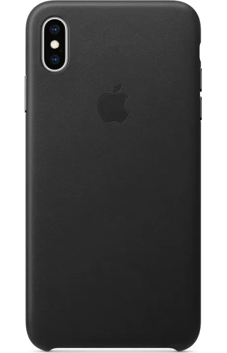 Чохол-накладка Apple iPhone XS Max Leather Case - Black (MRWT2)