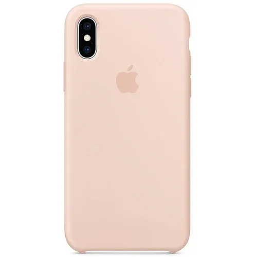 Чехол-накладка Apple iPhone XS Silicone Case - Pink Sand (MTF82)