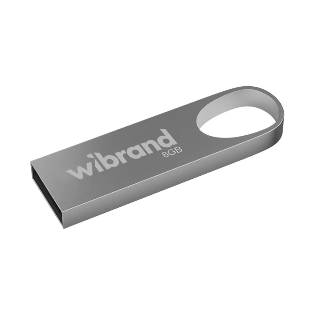 Флеш память USB Flash Wibrand USB 2.0 Irbis 8Gb Silver