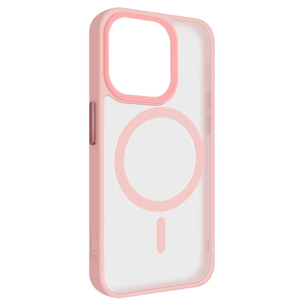 Чохол-накладка Armorstandart Uniq Magsafe Apple iPhone 15 Pro Pink (ARM75289)