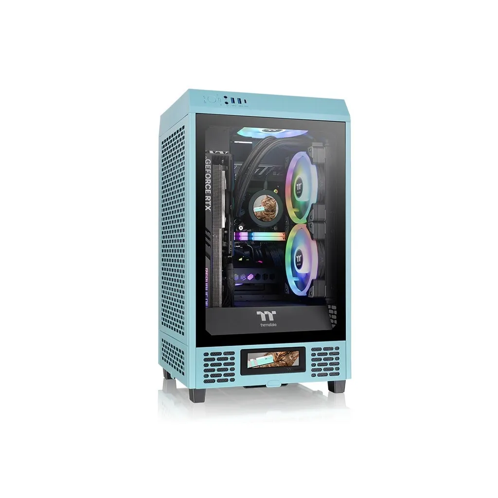 Корпус Thermaltake The Tower 200 Turquoise (CA-1X9-00SBWN-00)