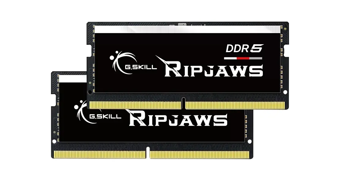 Оперативная память G.Skill Ripjaws SO-DIMM DDR5-5600 96GB (2x48GB) (F5-5600S4645A48GX2-RS)