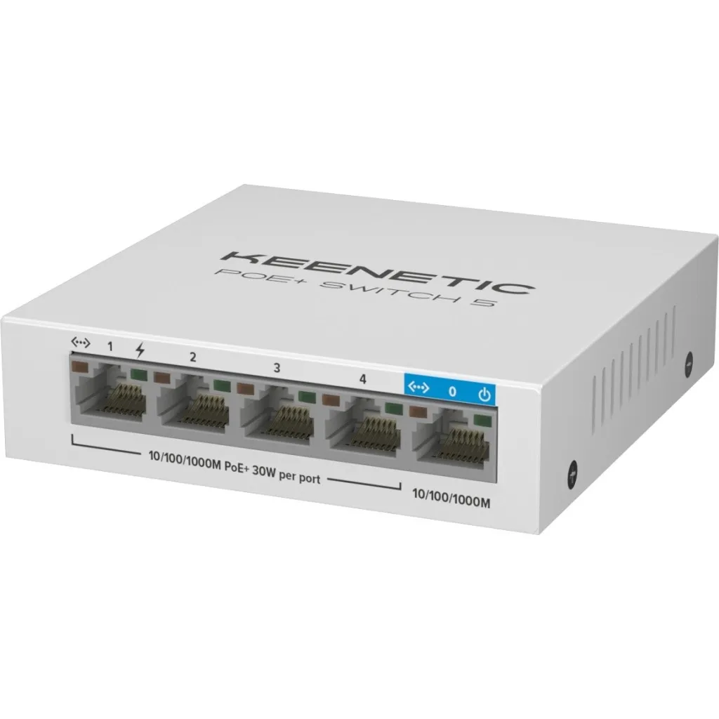 Комутатор Keenetic PoE+Switch5 (KN-4610)