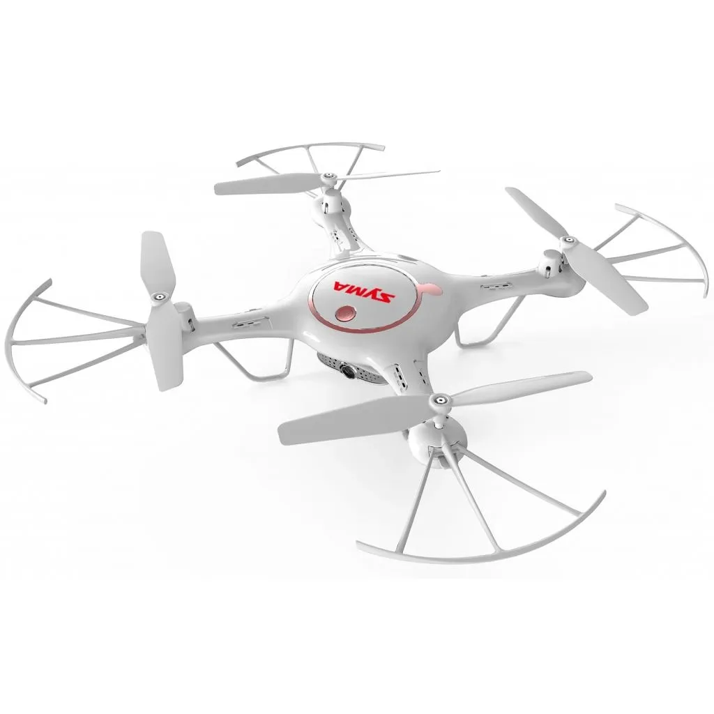 квадрокоптер Syma Квадрокоптер с 2,4 ГГц и поворотной FPV-камерой 32 см (X5UW-D_white)