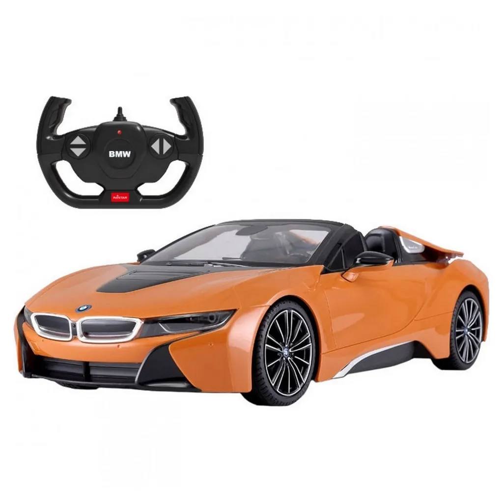 машины Rastar BMW i8 Roadster 114 (95560 orange)