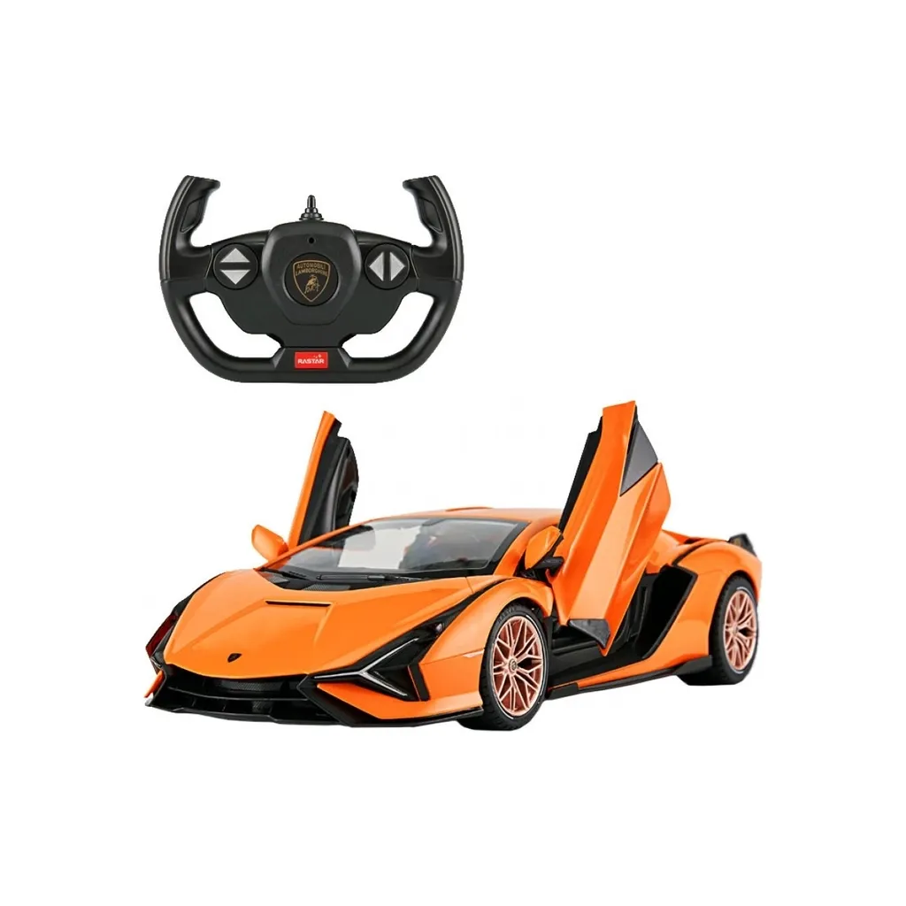 Автомобиль Rastar Lamborghini Sian 1:14 оранжевый (97760 orange)