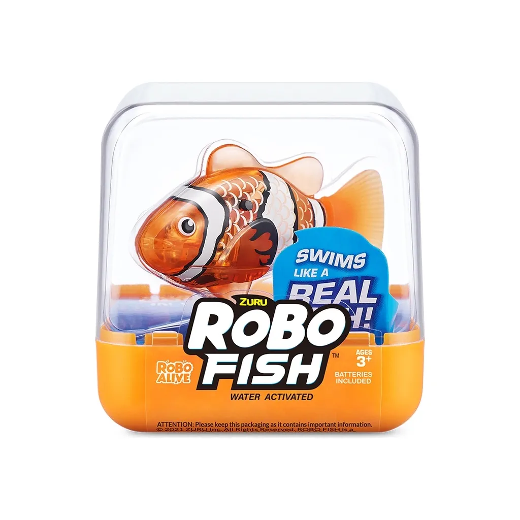  Pets & Robo Alive S3 - Роборыбка (оранжевая) (7191-5)
