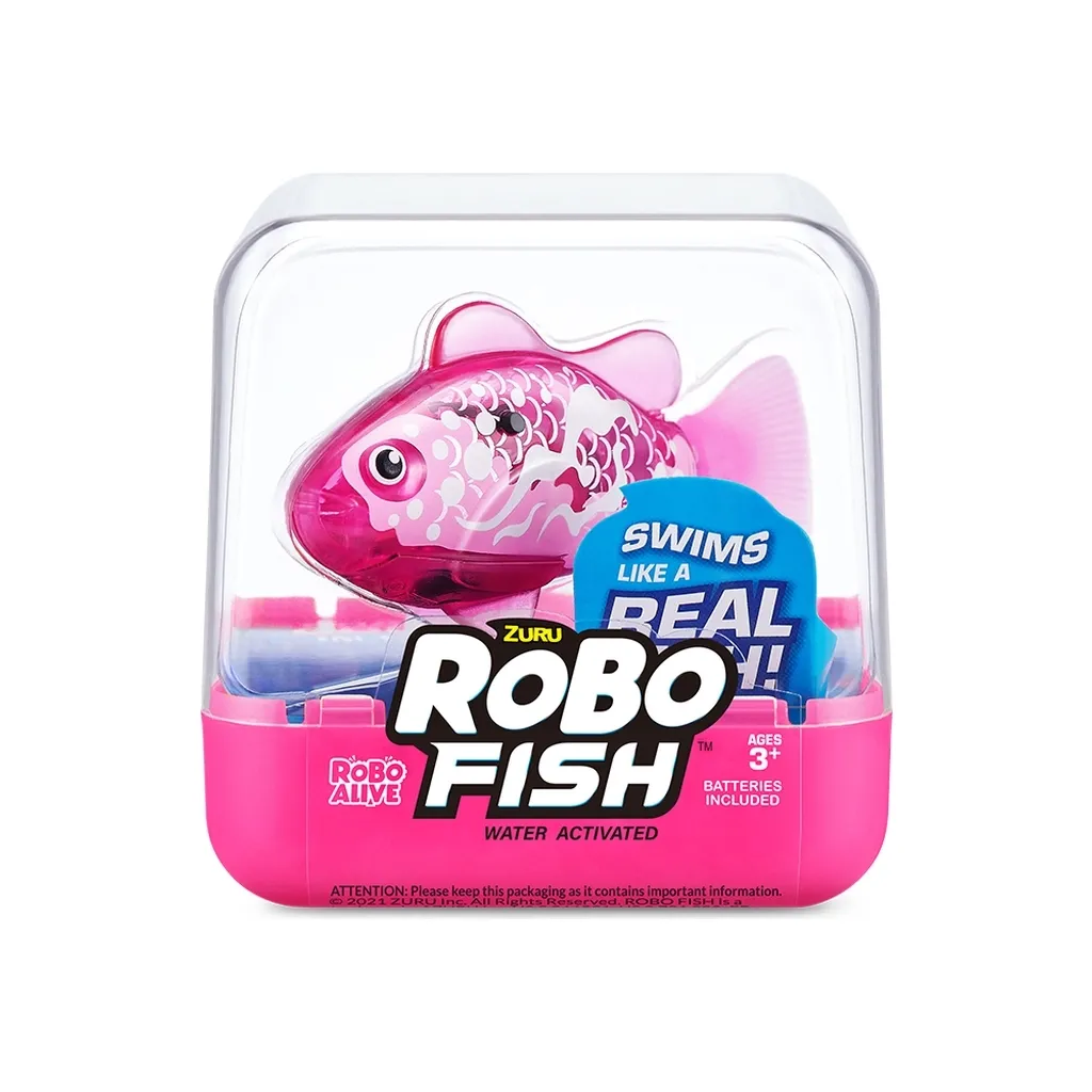  Pets & Robo Alive S3 - Роборыбка (розовая) (7191-6)