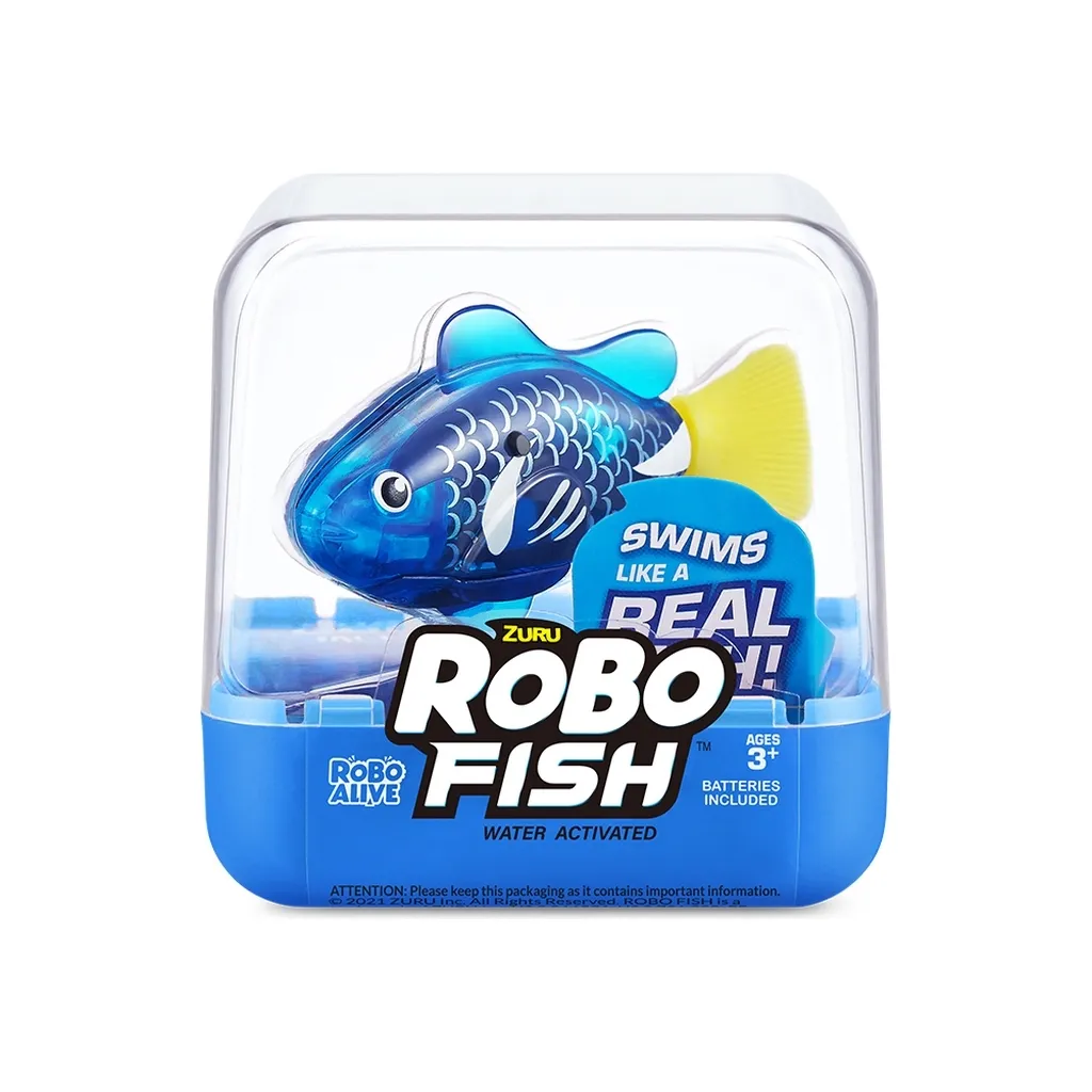  Pets & Robo Alive S3 - Роборыбка (синяя) (7191-4)