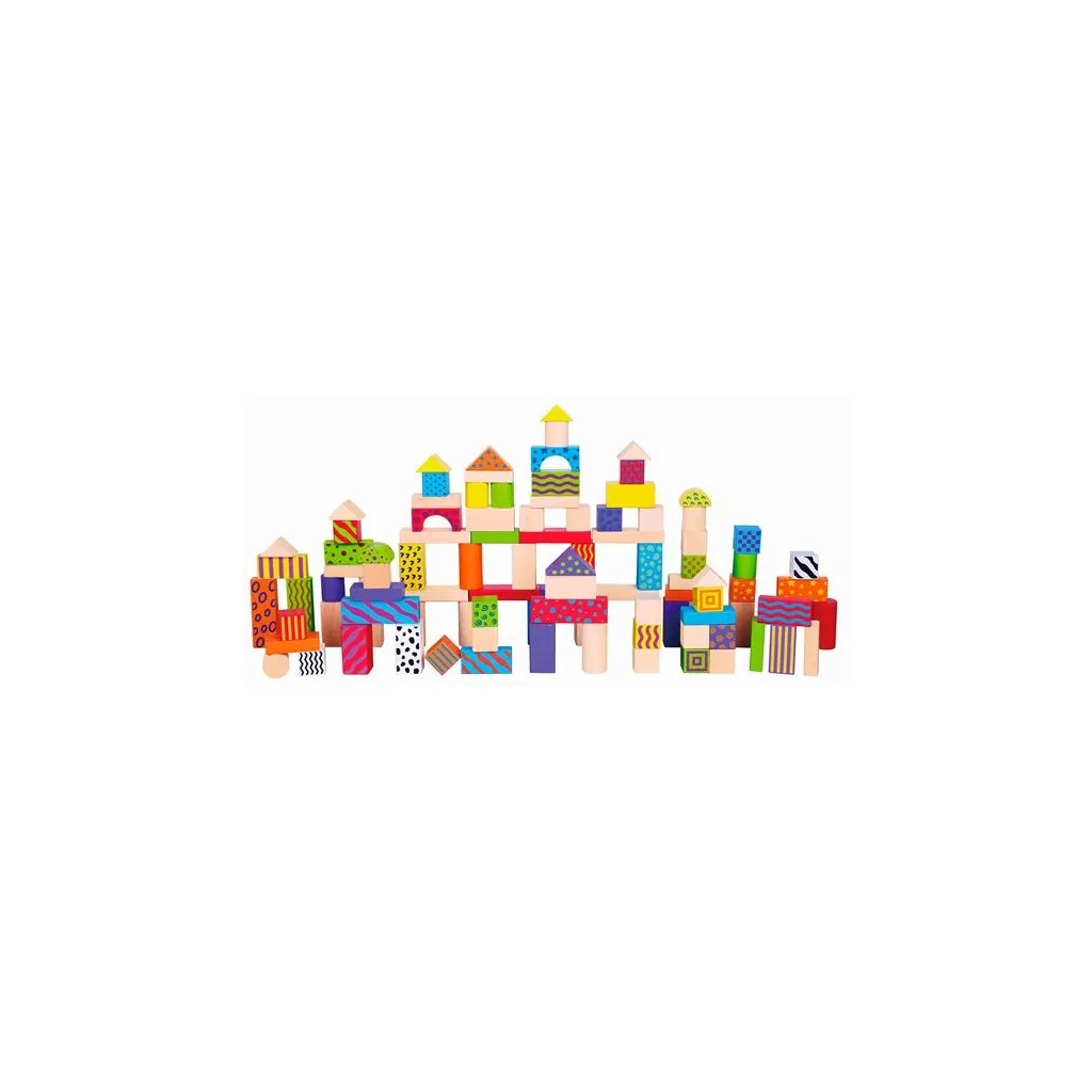  Viga Toys Красочные блоки 100 шт., 3 см (59696)