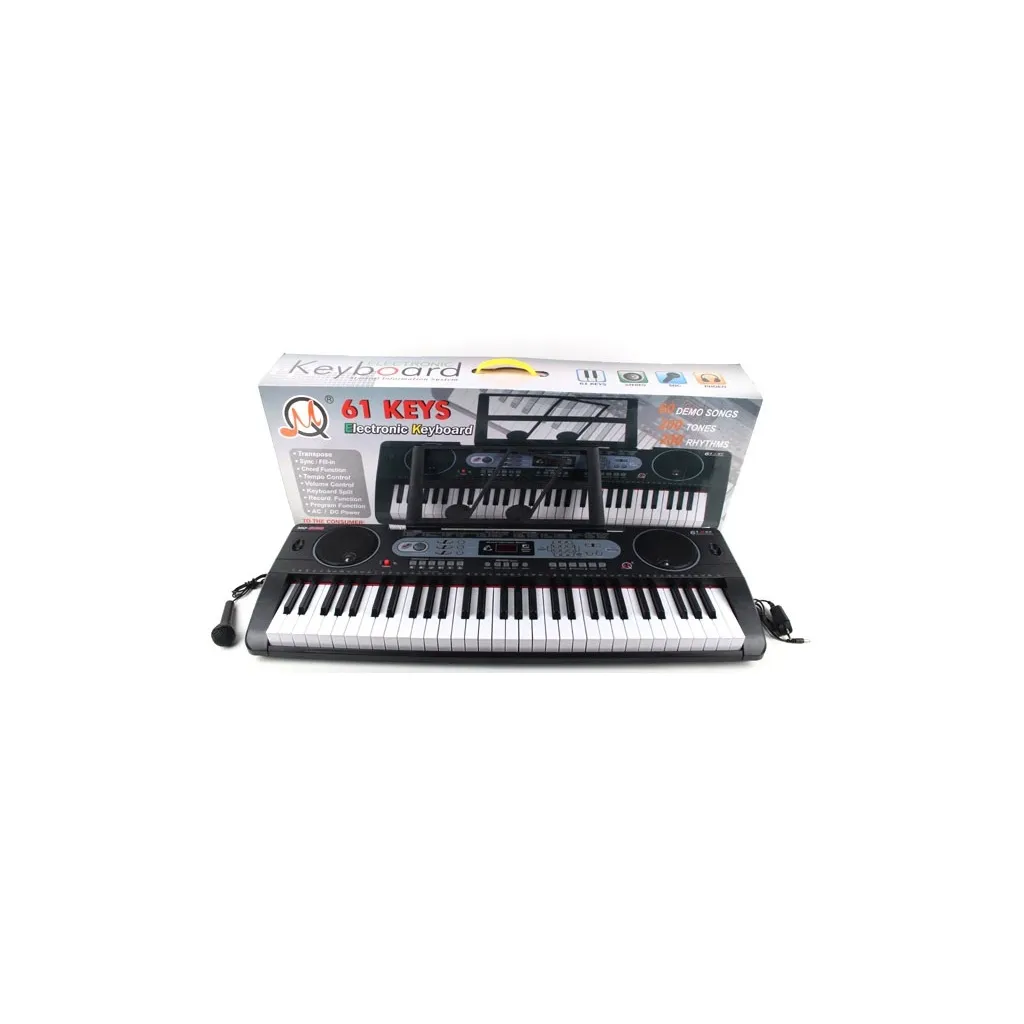 Музыкальная игрушка MQ Синтезатор с микрофоном, 61 клавиша (MQ6130)